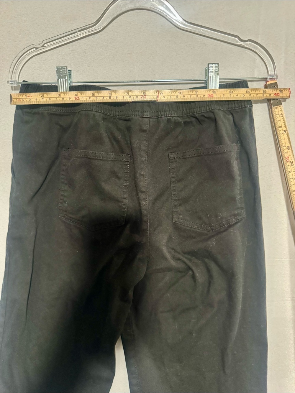 wonder nation Black Jogger Pants with White Drawstring - Picture 5 of 7